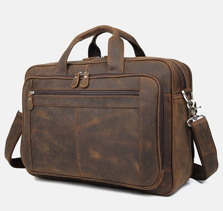 Horse Leather Business Bag